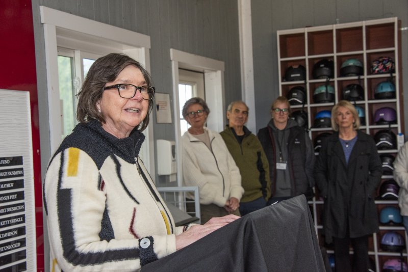 Linda Berdine, SDTR vice president, tells the story of how the center came to be the home of SDTR.